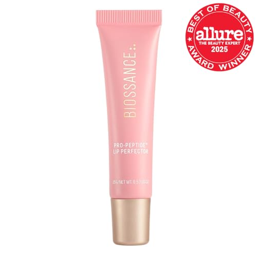 Biossance Pro-Peptide Lip Perfector – Triple-Treat Vegan Lip Balm – Deeply Hydrating with Pro-Peptides & Hyaluronic Acid – Enhances Natural Lip Color – Silky, Glossy Finish in Blush Quartz, Pink BIOSSANCEBuy Supplements Australia