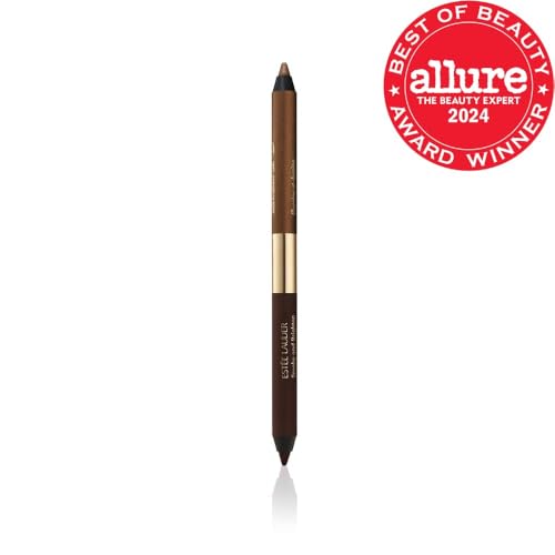 Estée Lauder Smoke and Brighten Long-Lasting Waterproof Kajal Eyeliner Pencil Duo, 0.03 Ounce, Dark Chocoloate/Rich Bronze Estée LauderBuy Supplements Australia