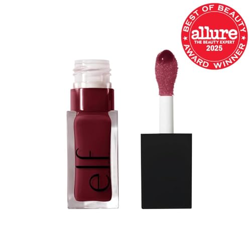 e.l.f. Glow Reviver Lip Oil, Nourishing Tinted Lip Oil For A High-shine Finish, Infused With Jojoba Oil, Vegan & Cruelty-free, Jam Session e.l.f.Buy Supplements Australia