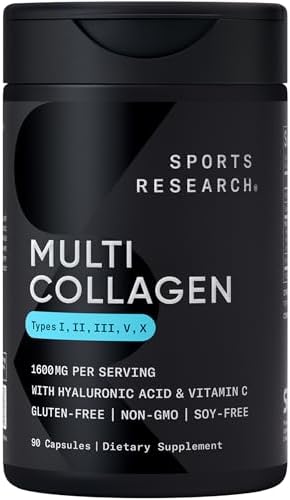 Sports Research® Healthy Hair Essentials - Biotin 10,000mcg with Organic Coconut Oil Vitamin B7 for Healthy Skin and Hair Support + Multi Collagen Pills Peptides with Hyaluronic Acid & Vitamin C Sports Research buy supplements Au