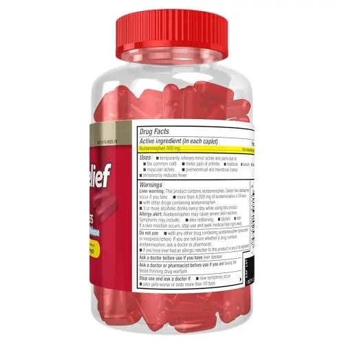 Good Sense Rapid Release Pain Relief, Acetaminophen Caplets 500 mg, Extra Strength Pain Reliever and Fever Reducer GoodSenseBuy Supplements Australia