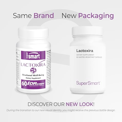 Supersmart - Lactoxira (High Potency) - 8-in-1 Probiotic Complex Supplement - Advanced Formula for Women & Men - with Lactobacillus Casei, Brevis | Non-GMO & Gluten Free - 60 DR Capsules Supersmart buy supplements Au