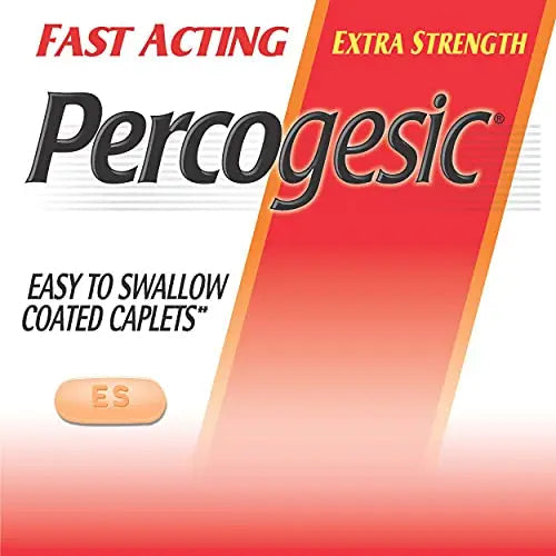 Percogesic Extra Strength Acetaminophen & Diphenhydramine Pain Relief, Fast-Acting Aspirin-Free Fever Reducer & Antihistamine, 60 Count PercogesicBuy Supplements Australia