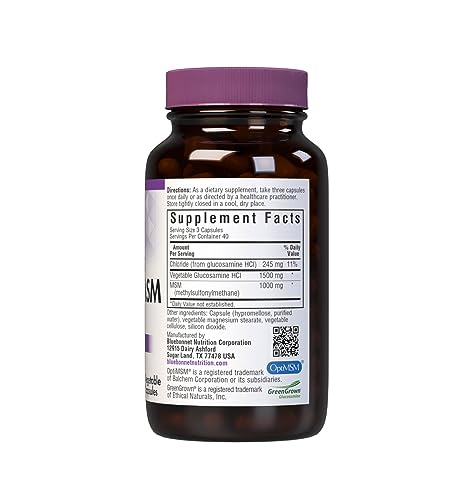 BlueBonnet Vegetarian Glucosamine Plus MSM Supplement, 120 Count ('743715011151) BlueBonnetBuy Supplements Australia