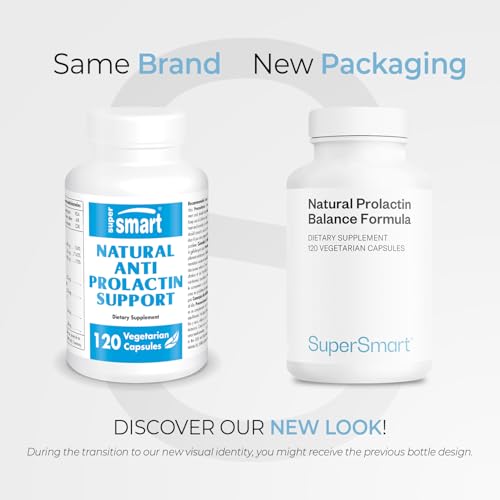 Supersmart - Natural Prolactin Balance Formula - with p5p Vitamin B6, Maca Root, Ashwagandha | Gluten Free - 120 Vegetarian Capsules SupersmartBuy Supplements Australia