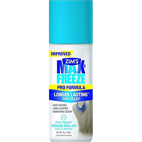 Zim's Max Freeze Pro Formula Longer Lasting Pain Relief Cold Therapy Cooling Roll-On 3 Oz. (Pack of 3) WutsarBuy Supplements Australia