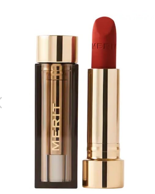Merit Signature Lip Lightweight Matte Lipstick - 0.10 oz / 3 g (Vermillion (warm red), standard) MeritBuy Supplements Australia