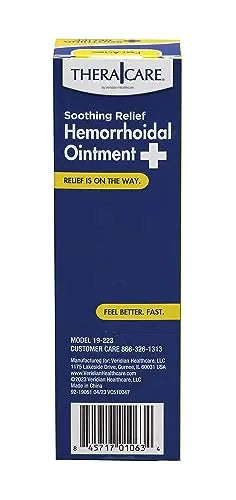 Thera|Care Hemorrhoidal Ointment | Soothes Itching and Burning | 1.0 oz | Hemorrhoid Symptom Relief | Fast Acting | Paraben-Free | Applicator Included Thera CareBuy Supplements Australia