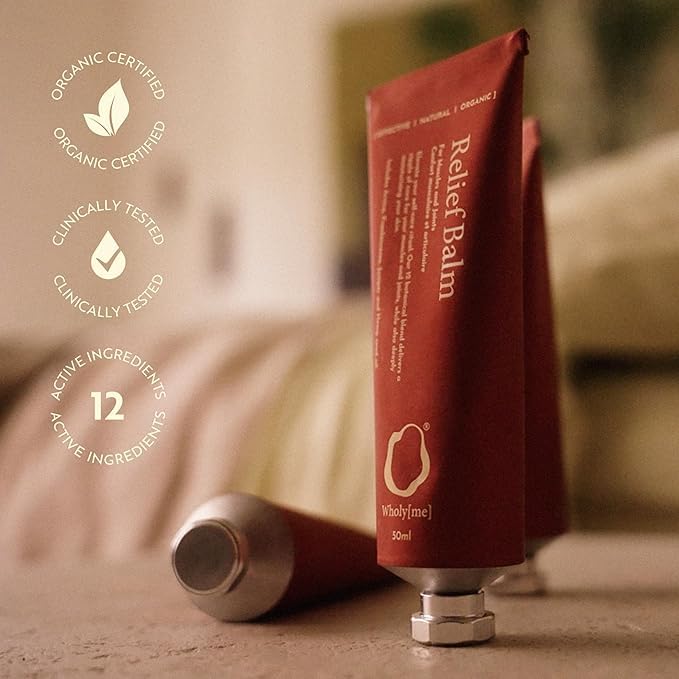 WholyMe Muscle Relief Balm - Joint and Muscle Balm Formulated with Arnica, Wintergreen and 9 Other Natural Ingredients to aid Post Workout Recovery and Soothe Aches and Tension WholyMeBuy Supplements Australia