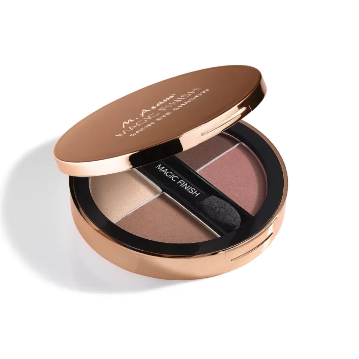 M. Asam MAGIC FINISH Eyeshadow Palette Satin Eyeshadow No. 1-4-in-1 make-up with hyaluronic acid, ultra-fine pigments, satin finish & intense color, case with mirror & applicator, 4 x 0.08 Oz M. AsamBuy Supplements Australia