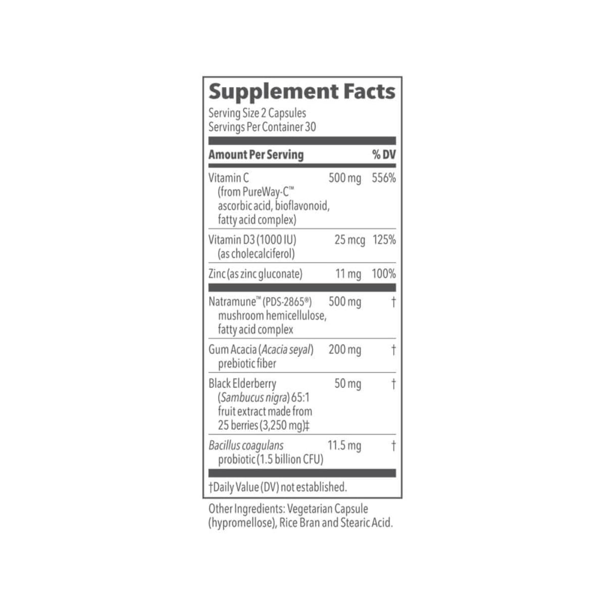 LifeSeasons Clinical Immunity - Daily Boost - Immune System Booster - Pre + Probiotics - Increases Antibodies & Immune Cells - Elderberry, Zinc, Natramune & Vitamin C + D3-60 Capsules LifeSeasons buy supplements Au