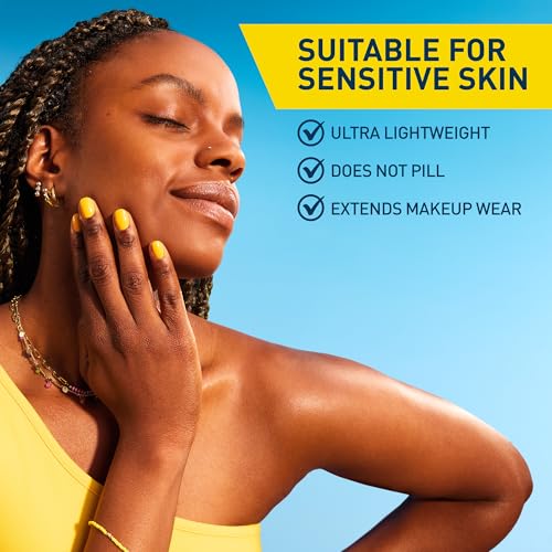 CeraVe Invisible Mineral Sunscreen SPF 50, Face Sunscreen for Sensitive Skin With Zinc Oxide & Titanium Dioxide, Vitamin E