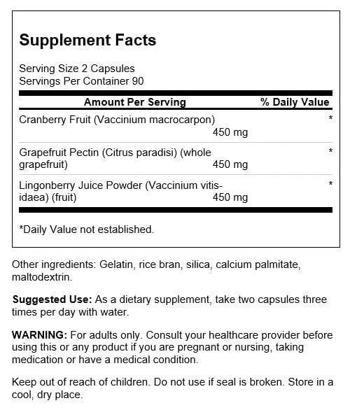 Swanson Urinary Health Complex Triple Herbal Protection Urinary Bladder Health Support 180 Capsules SwansonBuy Supplements Australia