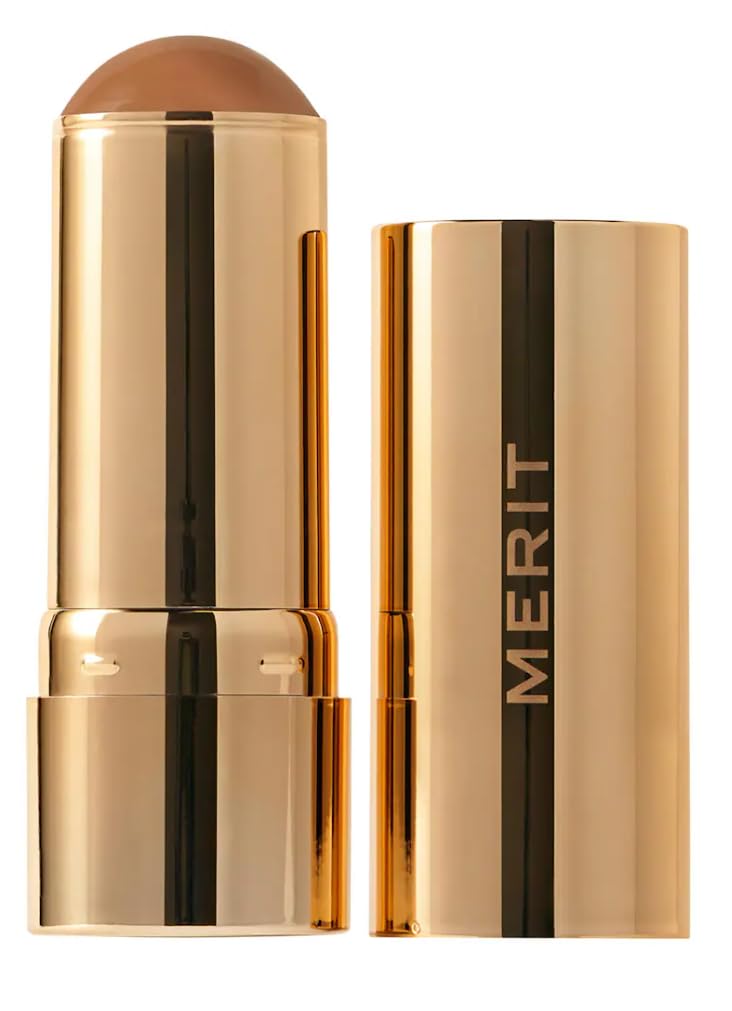 Merité Bronze Balm, Sheer Buildable Cream Sculpting Bronzer, Natural Finish, Lightweight Formula Clay - light skin Aus HealthcareBuy Supplements Australia