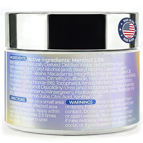PURPLE CANYON Nerve Pain Relief Cream for Neuropathy – for Feet & Legs | MSM, Arnica, Alpha Lipoic Acid | Fast-Absorbing, Non-Greasy Formula | 2 oz PURPLE CANYONBuy Supplements Australia