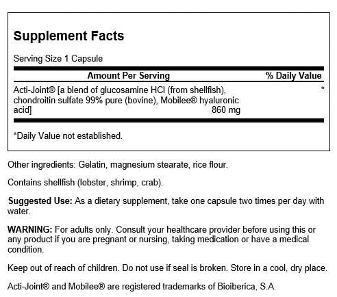 Swanson Ultra ACTI-Joint 860 MG 60 CAPS SwansonBuy Supplements Australia