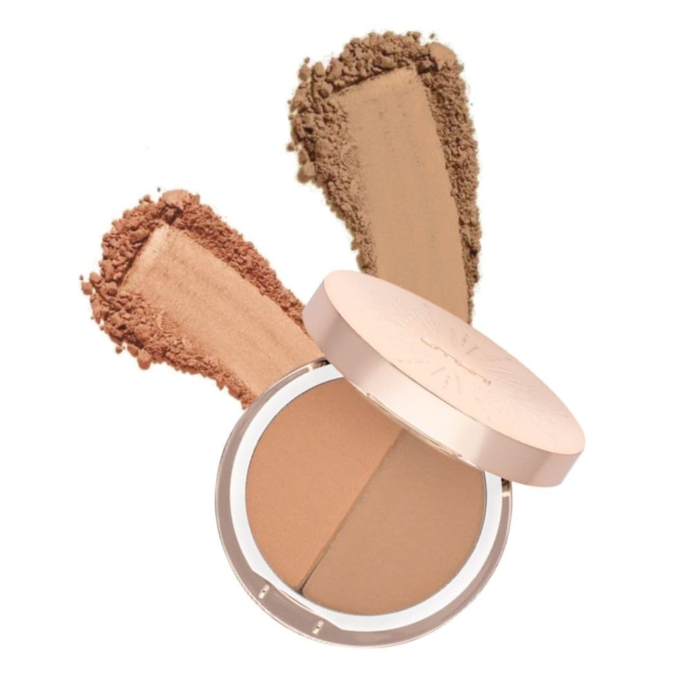 Emani Blush & Bronzer - Natural Mineral Pressed Bronzer for Face - Radiant Skin Blush for Sun Kissed Glow, All Skin Types including Sensitive Skin, Copacabana EmaniBuy Supplements Australia