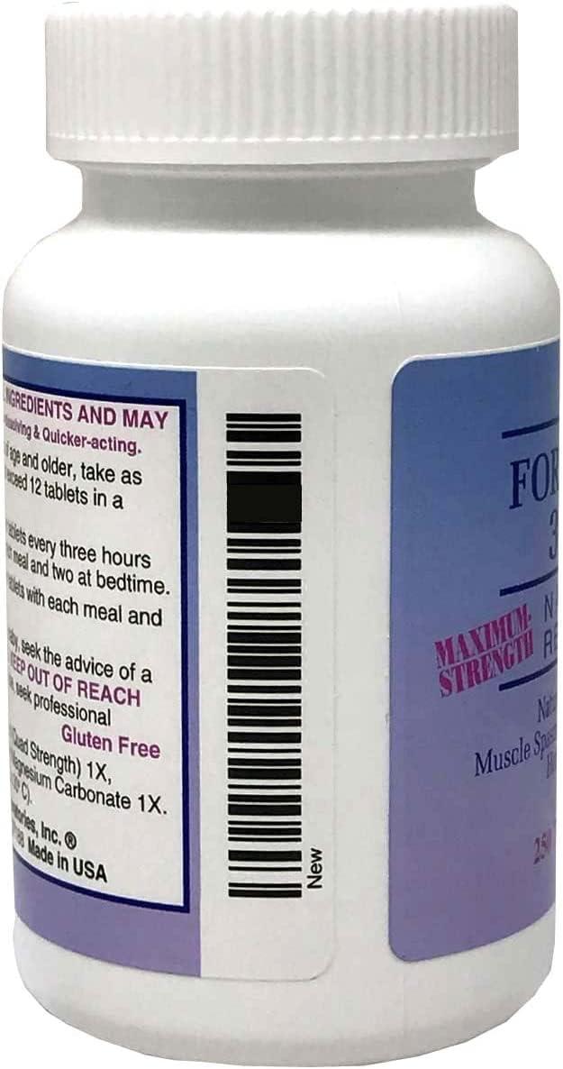 Dee CEE Labs Formula 303 Maximum Strength Tablets, 90 Tablets; All-Natural containing Magnesium for Sore Muscles