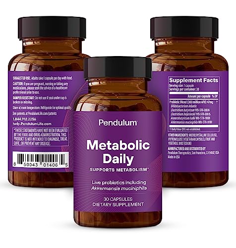 Pendulum Metabolic Daily - Multi-Strain Probiotic with Akkermansia muciniphila to Support Metabolism and Sustain Energy Levels