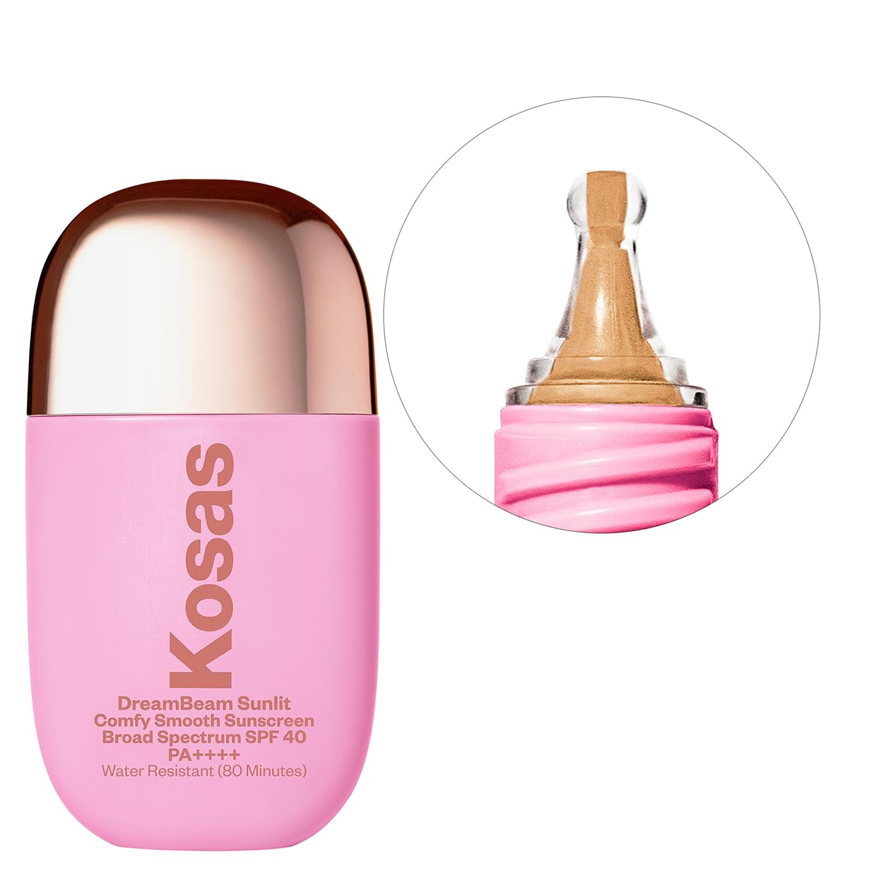 Kosas DreamBeam SPF 40 Mineral Sunscreen for Face + Makeup Prep – Lightweight Hydrating Sun Protection, 40 ml KosasBuy Supplements Australia