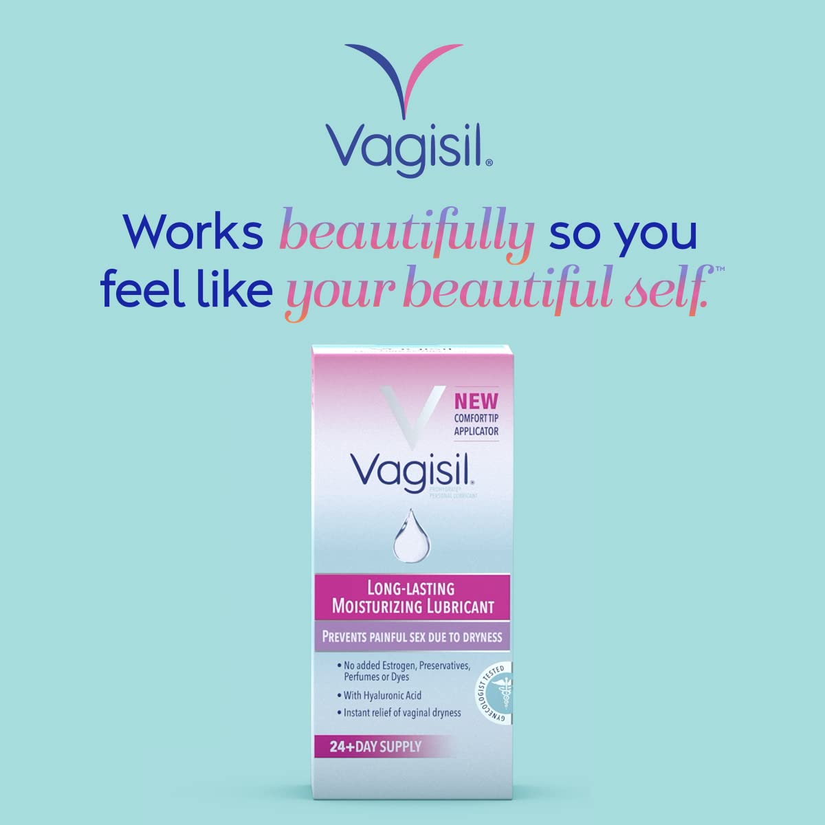 Vagisil Prohydrate Internal Vaginal Moisturizer, Gel & Lubricant for Women, Gynecologist Tested, 8 Count, Pack of 3 (24 Total Applicators) Vagisil buy supplements Au