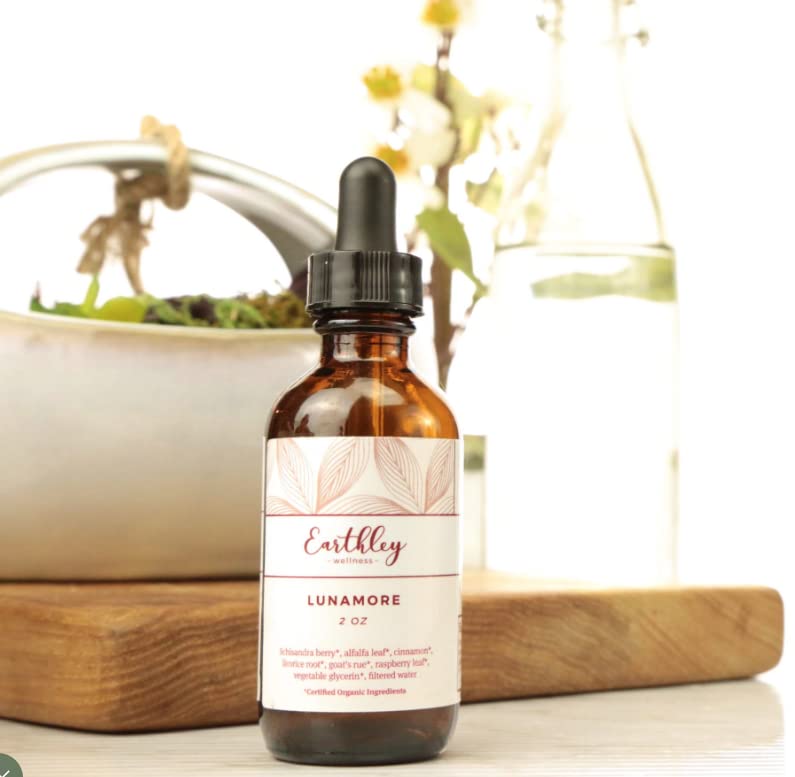 Earthley Wellness Lunamore, Natural Anti-oxodant Remedy for Women, Reduce Cramps (2oz) Earthley WellnessBuy Supplements Australia