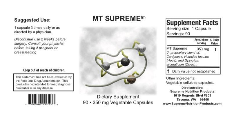 Supreme Nutrition MT Supreme, 90 Pure Herbal Combination Vegetarian Capsules Supreme Nutrition ProductsBuy Supplements Australia