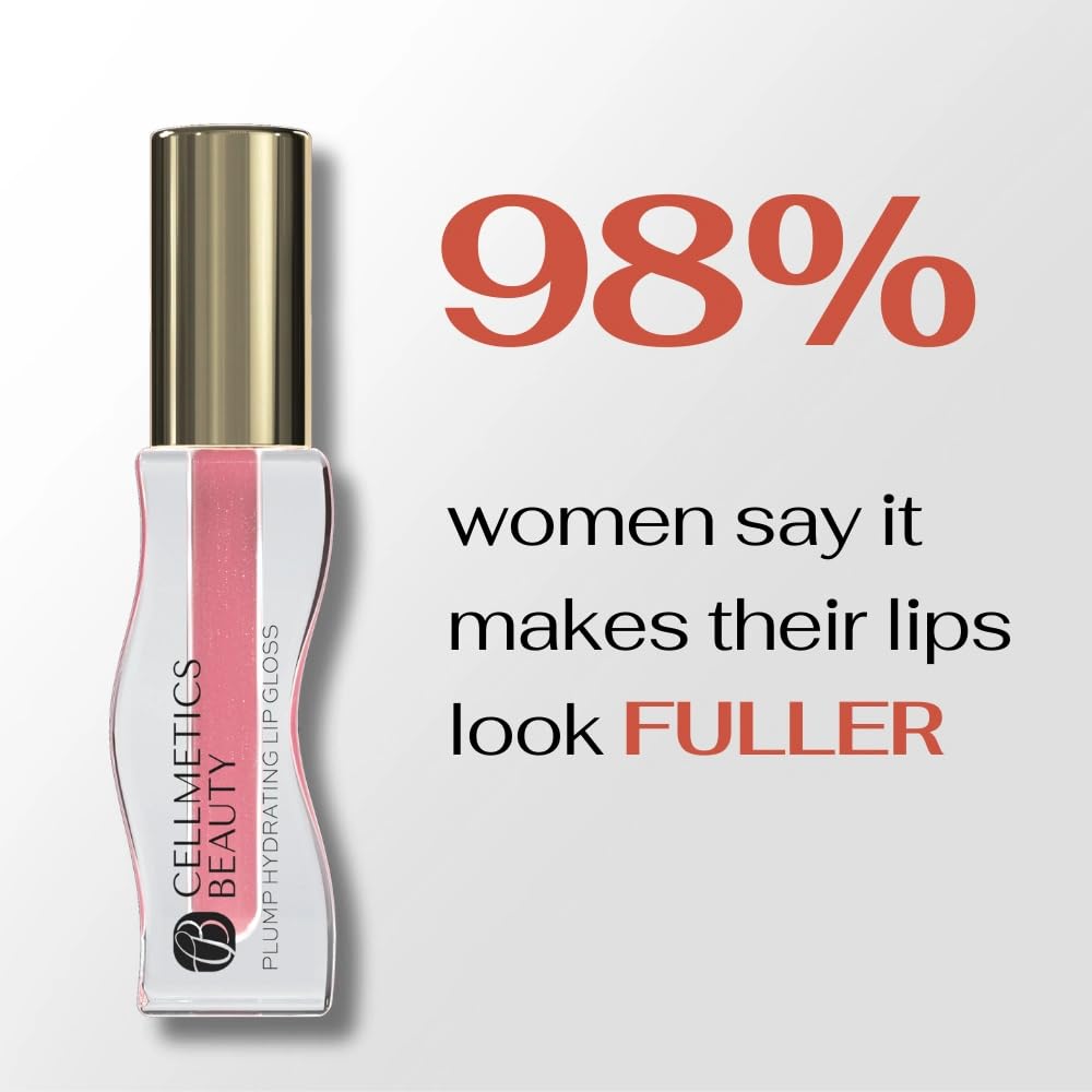 Cellmetics Hydrating & Plumping Lip Gloss for Women | Haven (1) | Non sticky, Shiny & Tinted Lip Gloss | Plump Ultra-Glossy Lipstick, Silky-Soft Shine, Nourishing, Vitamin-E Enriched Lipgloss CELLMETICS BEAUTYBuy Supplements Australia