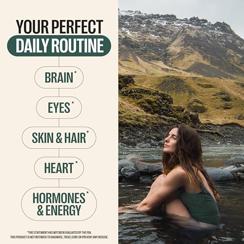 Orlo DHA Supplement 1000mg - 3X Absorption Natural Icelandic Nordic Omega 3 DHA & EPA for Brain & Eye Support – Vegan Fish Oil Alternative, No Fishy Aftertaste, 60 Easy-to-Swallow Mini Softgels OrloBuy Supplements Australia