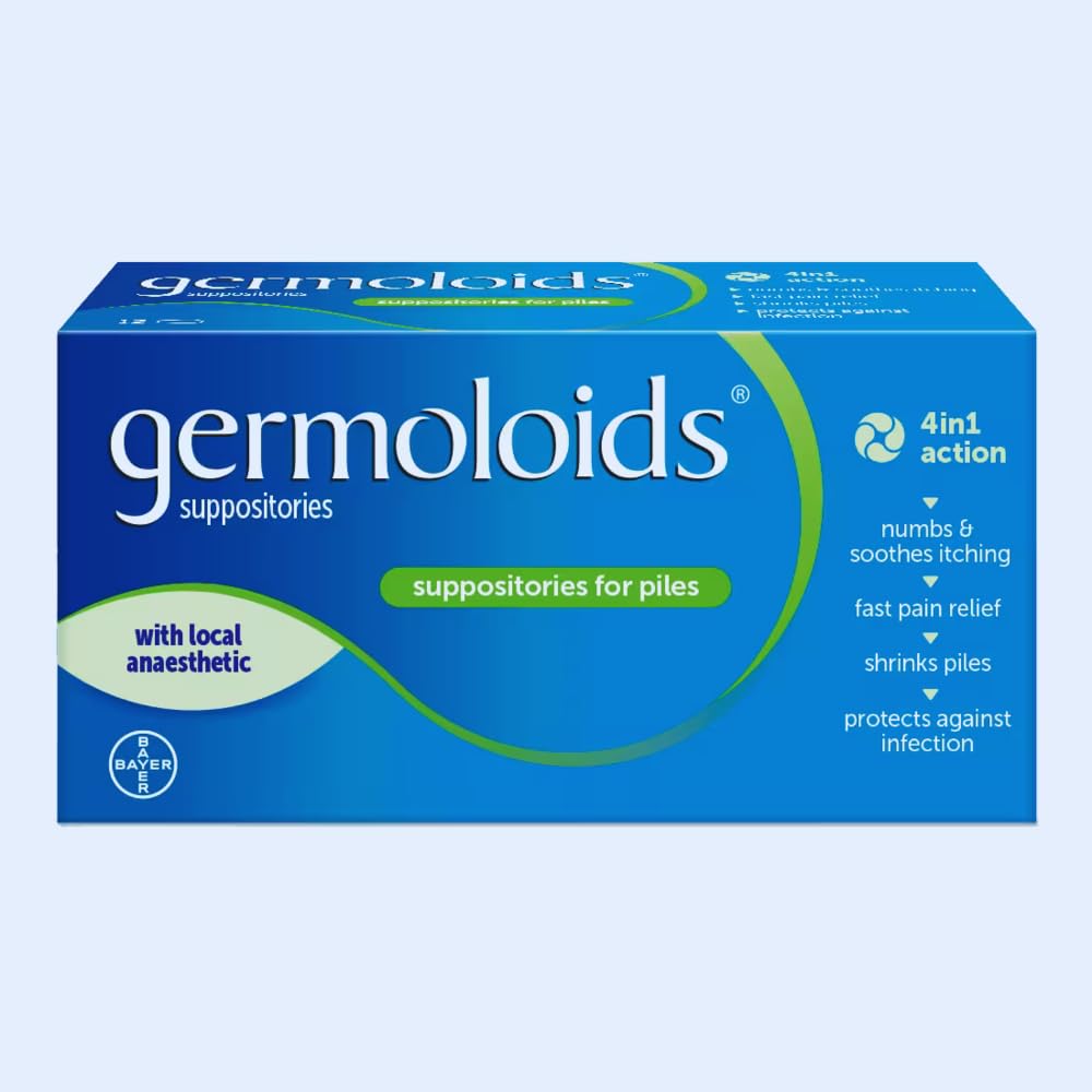 Germoloids Suppositories x 12 GermoloidsBuy Supplements Australia