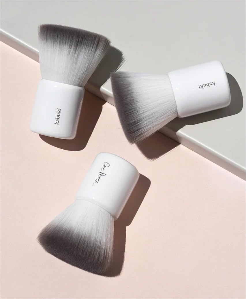 Ere Perez - Natural Eco Vegan Kabuki Makeup Brush | Multipurpose For Powder + Cream | Vegan Nylon Bristles, Cruelty-Free, Clean Beauty Ere PerezBuy Supplements Australia