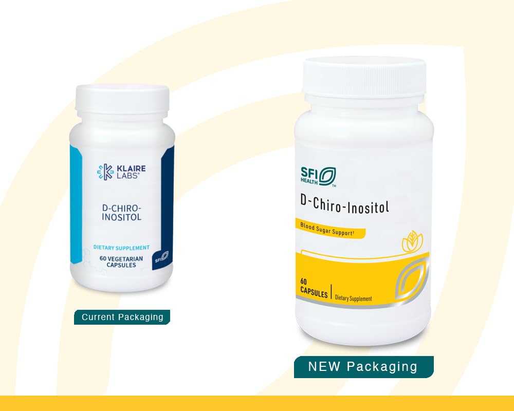 SFI Health Klaire Labs D-Chiro-Inositol - 150 Milligrams Hypoallergenic Supplement (60 Capsules) SFI HealthBuy Supplements Australia