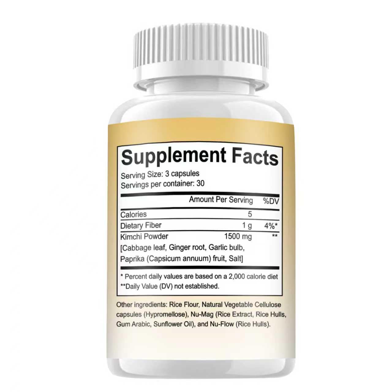 CAUDAN Kimchi Capsules, Kimchi Supplement, Probiotics & Enzymes Supports Gut & Digestive Health, Taste Well, Fermented Superfood for Antioxidant Support, 90 Vegan Capsules CAUDANBuy Supplements Australia