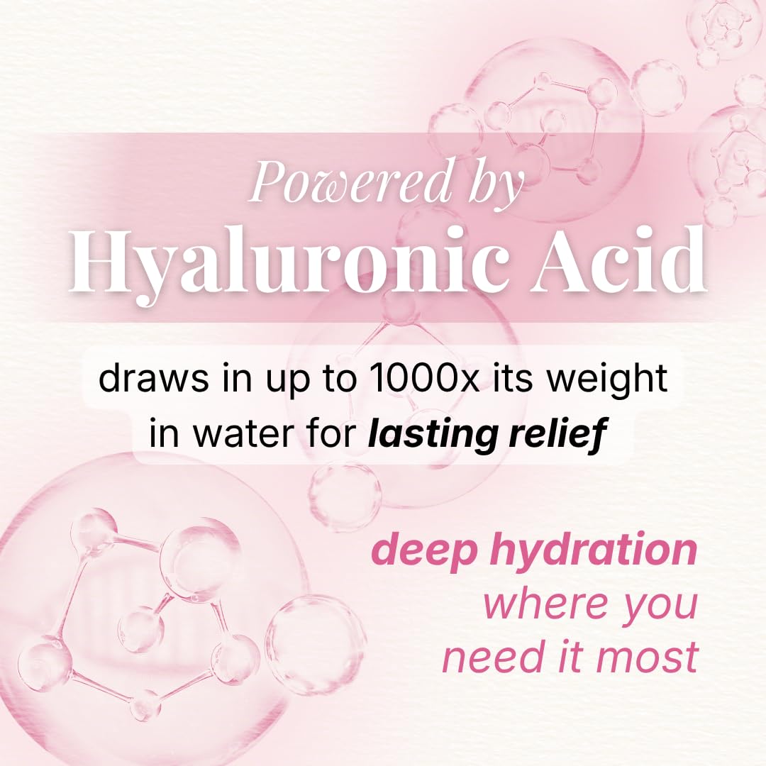 VLUSH Vaginal Moisturizer: Hormone-Free Hyaluronic Acid Suppositories for Dryness & Intimate Comfort – Clean Support for Menopause & Perimenopause (10pk) VLUSH buy supplements Au