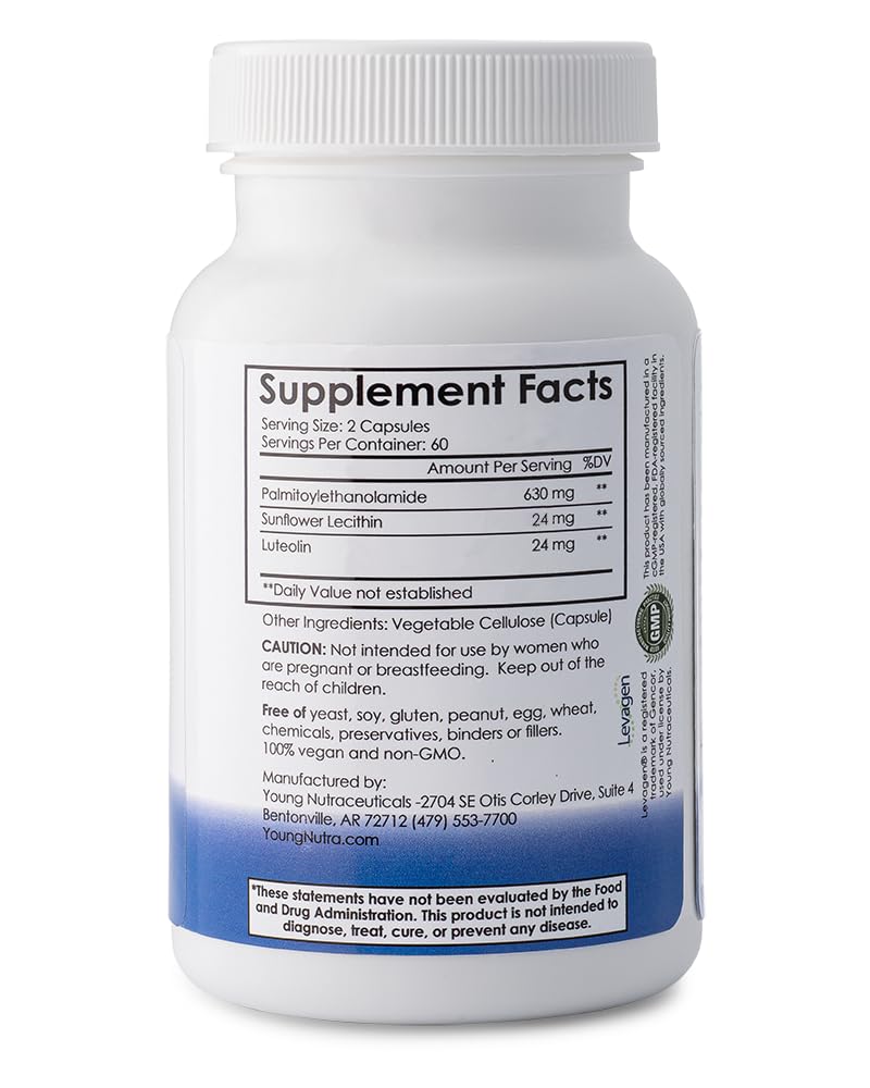 Mirica® - Pea (Palmitoylethanolamide) and Luteolin - Comfort Support - Supports Healthy Immune and Nervous Systems - 120 Capsules MiricaBuy Supplements Australia