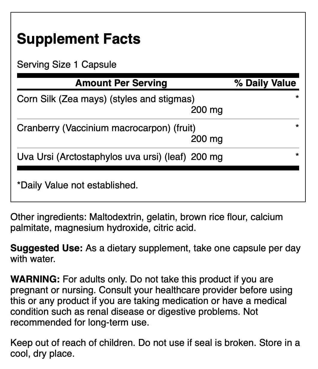 Swanson Full Spectrum Herbal Urinary Care 60 Capsules SwansonBuy Supplements Australia