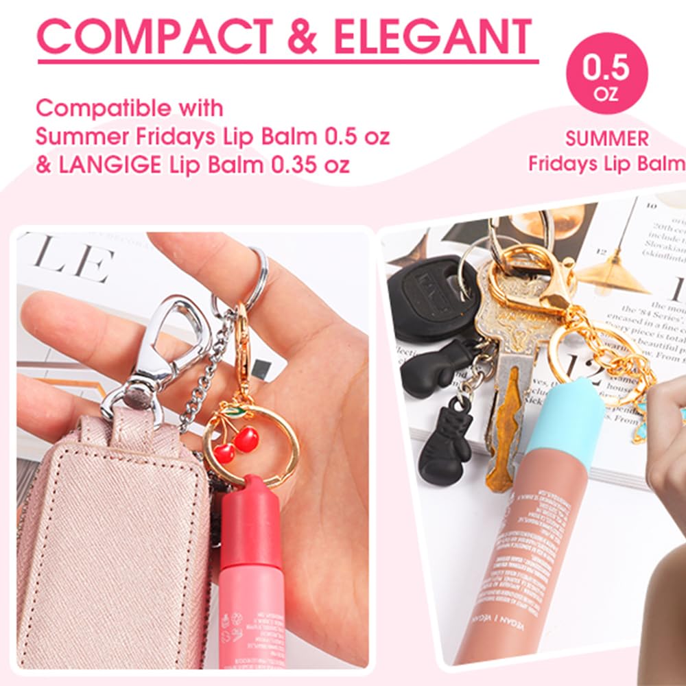 Limpskys keychain cap for Summer Fridays 0.5 Oz Lip Balm,lip gloss cap keychain(No Lip Balm) LimpskysBuy Supplements Australia