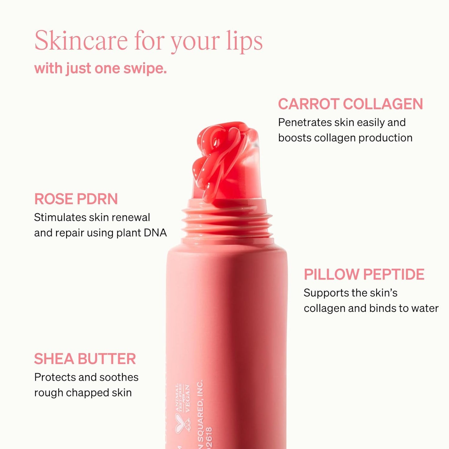 KNEMO LipLock Jelly Serum for Dry Lips, Long-Lasting, Hydrating, Plumping, Glossy Mask