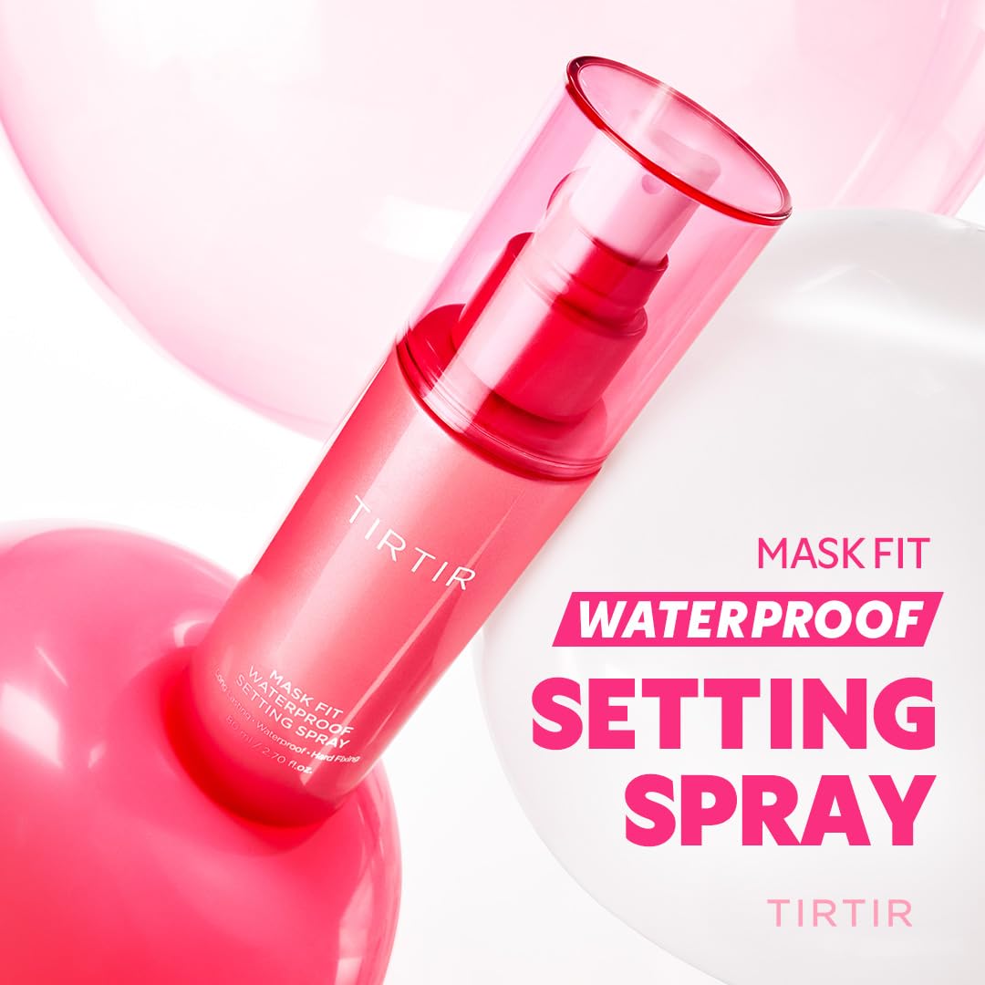 TIRTIR Waterproof Setting Spray – 24 Hour Long Lasting Fix, Sweatproof Water Resistant Makeup Finisher – Ethanol Free, Semi Matte Finish for Oily Skin – Korean Makeup Fixer TIRTIRBuy Supplements Australia