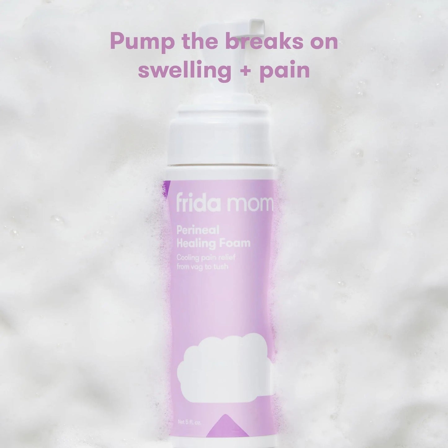 Frida Mom Witch Hazel Perineal Healing Foam for Postpartum Care, Cooling Pain Relief and Hemorrhoid Treatment, 5 Fl Oz Frida MomBuy Supplements Australia