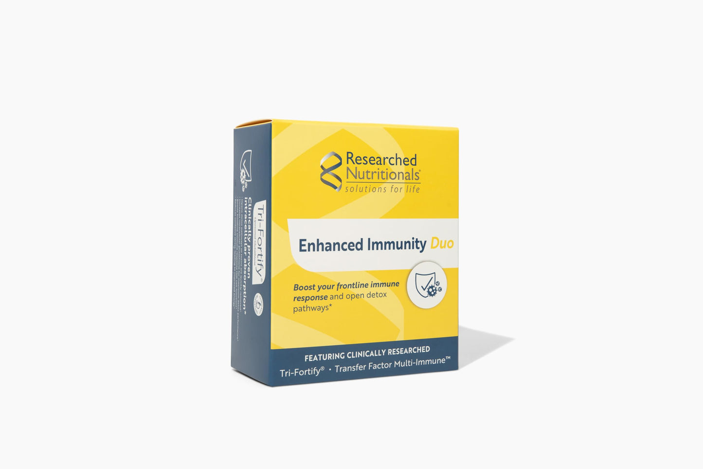 Researched Nutritionals Liposomal Glutathione (450mg) + Colostrum & Mushrooms Supplement for Immunity - Enhanced Immunity Duo - Tri-Fortify Watermelon + Transfer Factor Multi-Immune (2 Piece Set) Researched Nutritionals buy supplements Au