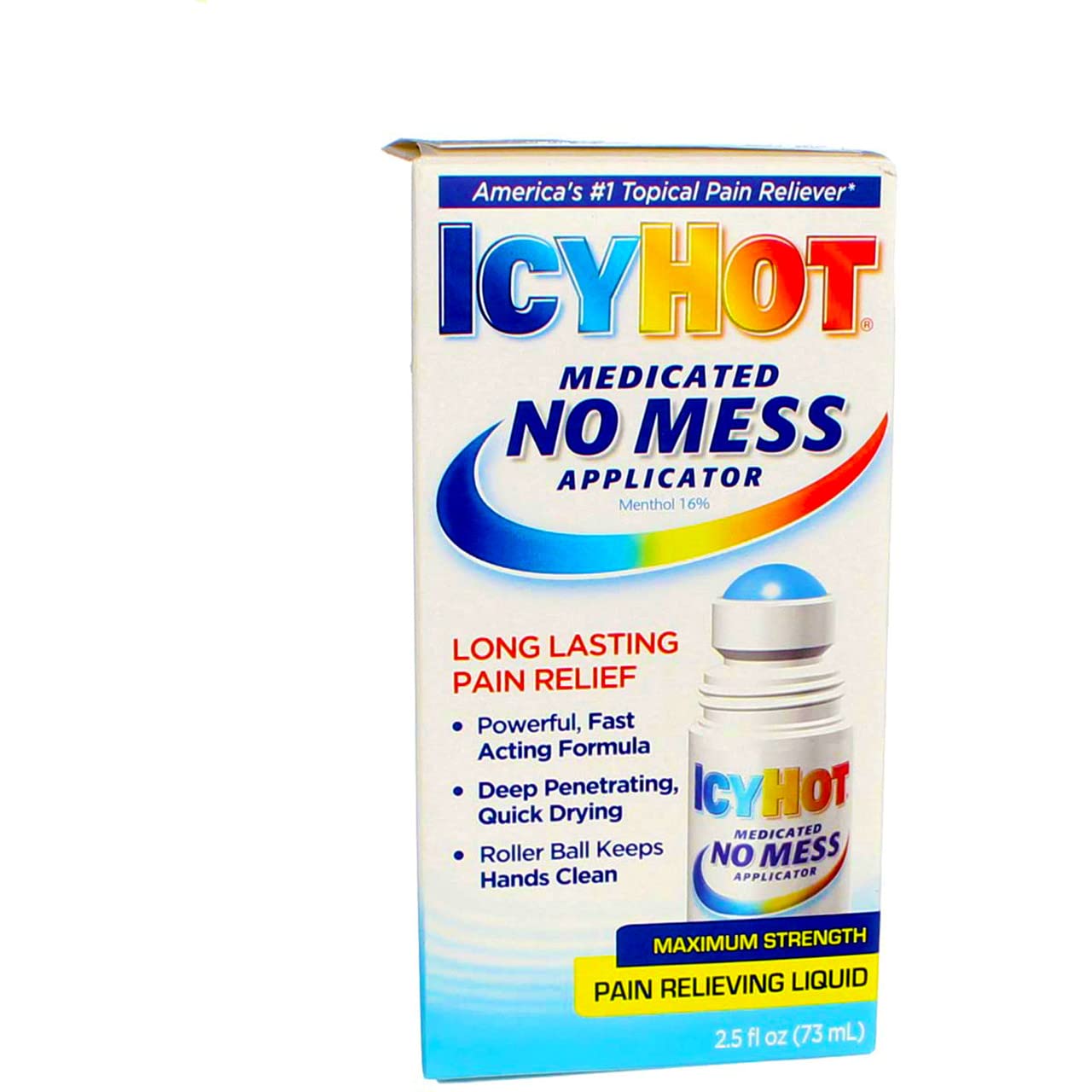 Icy Hot Medicated No Mess Applicator Max-Strength 2.5 Ounce (73ml) (6 Pack) Icy HotBuy Supplements Australia