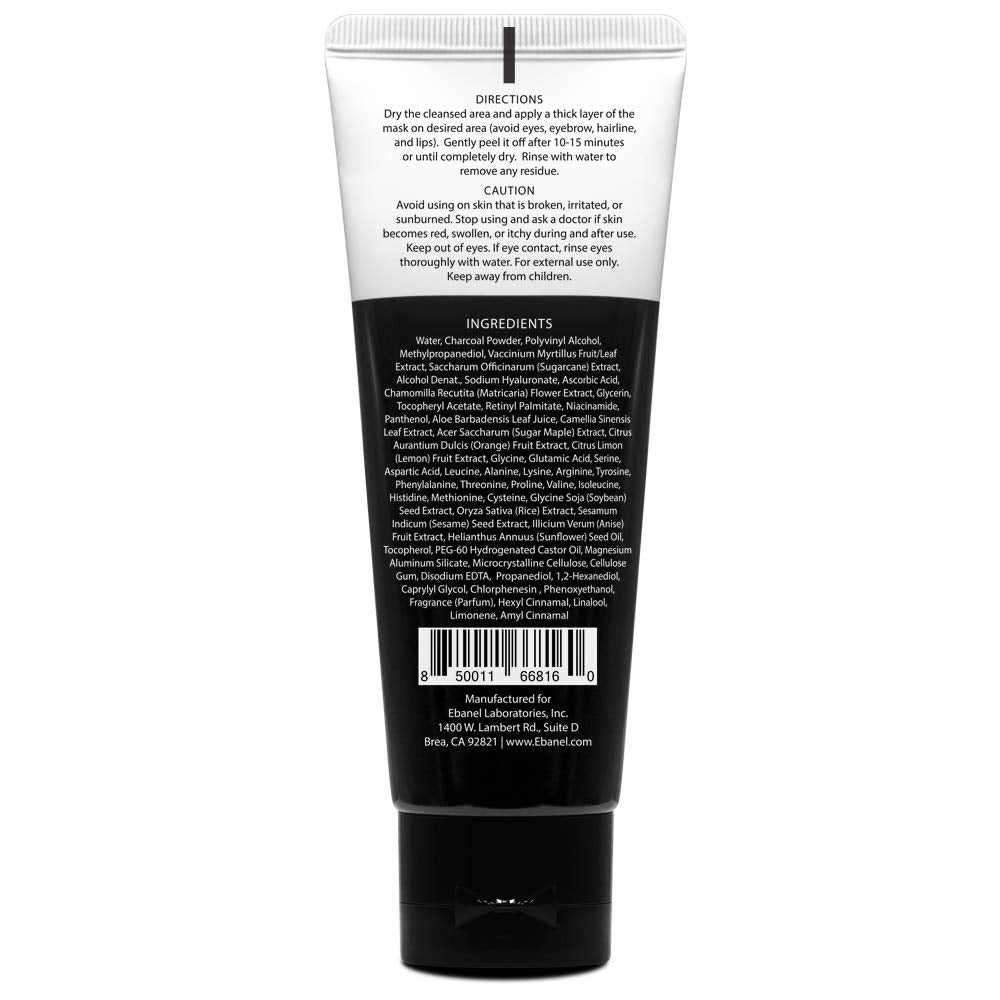 Ebanel Bundle of 15-Pack Collagen Face Mask, and Charcoal Peel Off Face Mask
