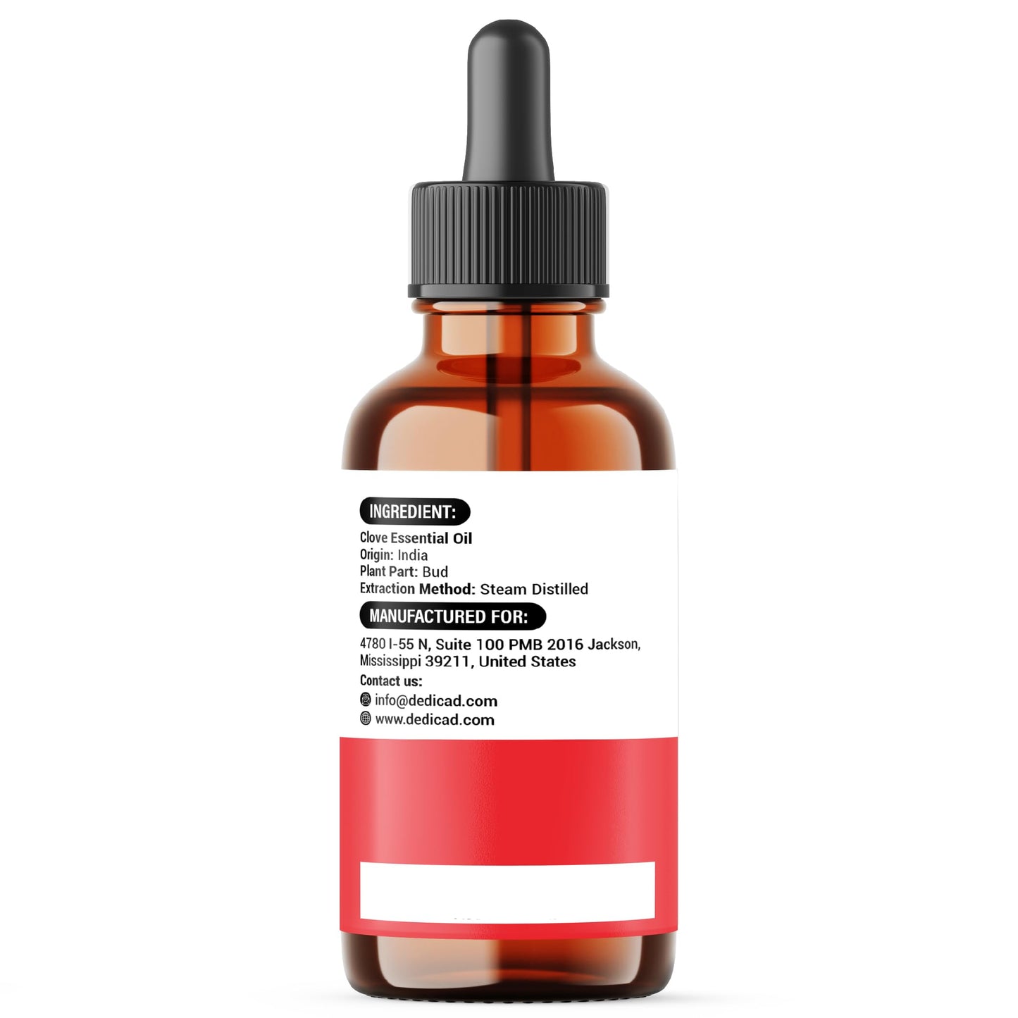 DEDICAD - 1 FL Oz - 30ml - Clove Essential Oil Supplement – for Toothache, Oral Care, Skin & Hair – Clove Oil Organic DEDICAD buy supplements Au