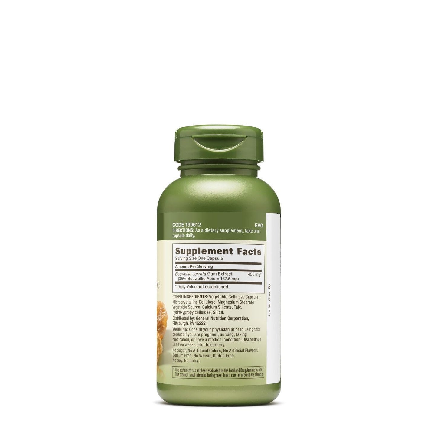 GNC Herbal Plus Boswellia Extract 450mg Supplement, Vegetarian, Supports Joint Health, 100 Servings GNCBuy Supplements Australia