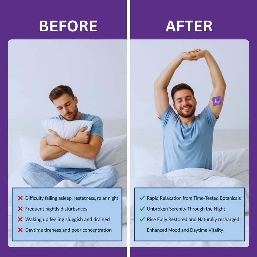Zovira Sleep Patches for Adults, Melatonin Free with Lavender & Magnesium | Time-Release Transdermal, Aromatherapy Sleep Aid | Non-Habit Forming, Hypoallergenic, All-Night Restorative Sleep | 28 Count ZOVIRA buy supplements Au