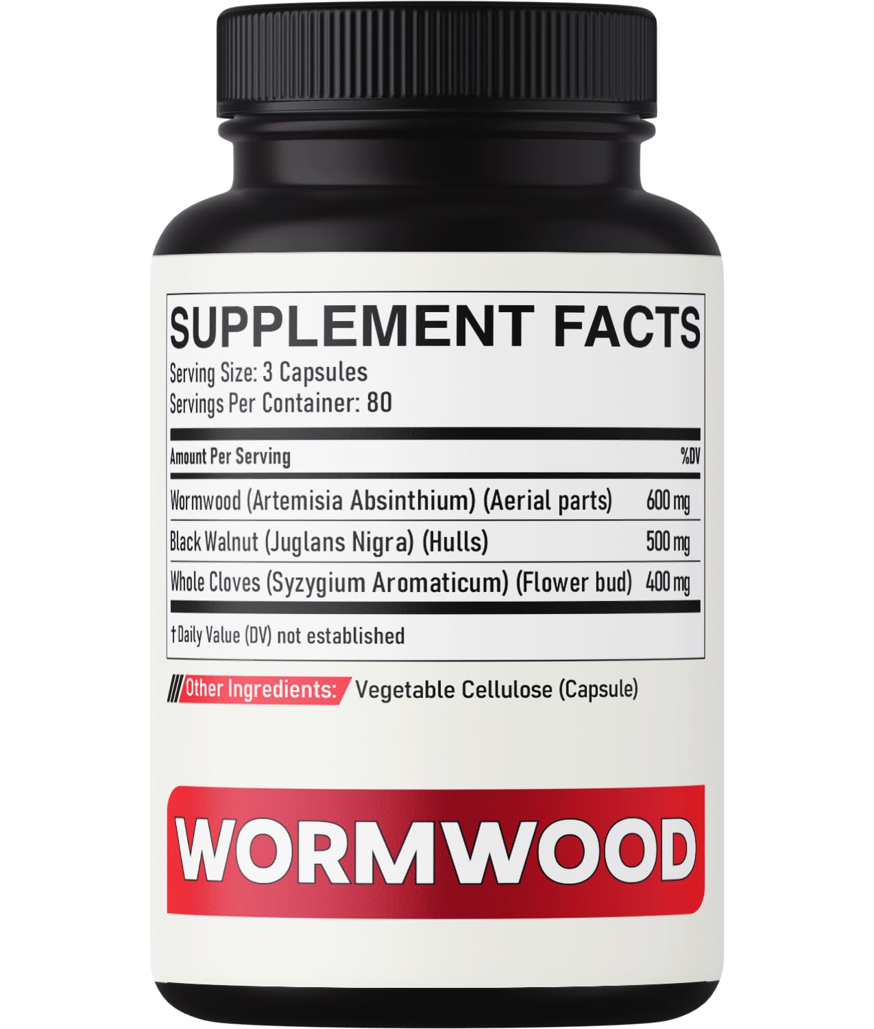 DEDICAD Sweet Wormwood Capsules 1500mg with Black Walnut & Cloves - 240 Vegan Capsules - Artemisia Annua Supplement for Immunity DEDICAD buy supplements Au