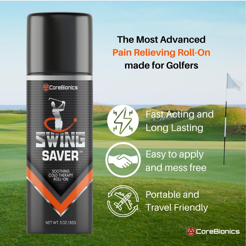 CoreBionics Swing Saver Roll-On: Powerful Pain Relief for Muscles & Joints, Golf Swing Enhancer COREBIONICSBuy Supplements Australia