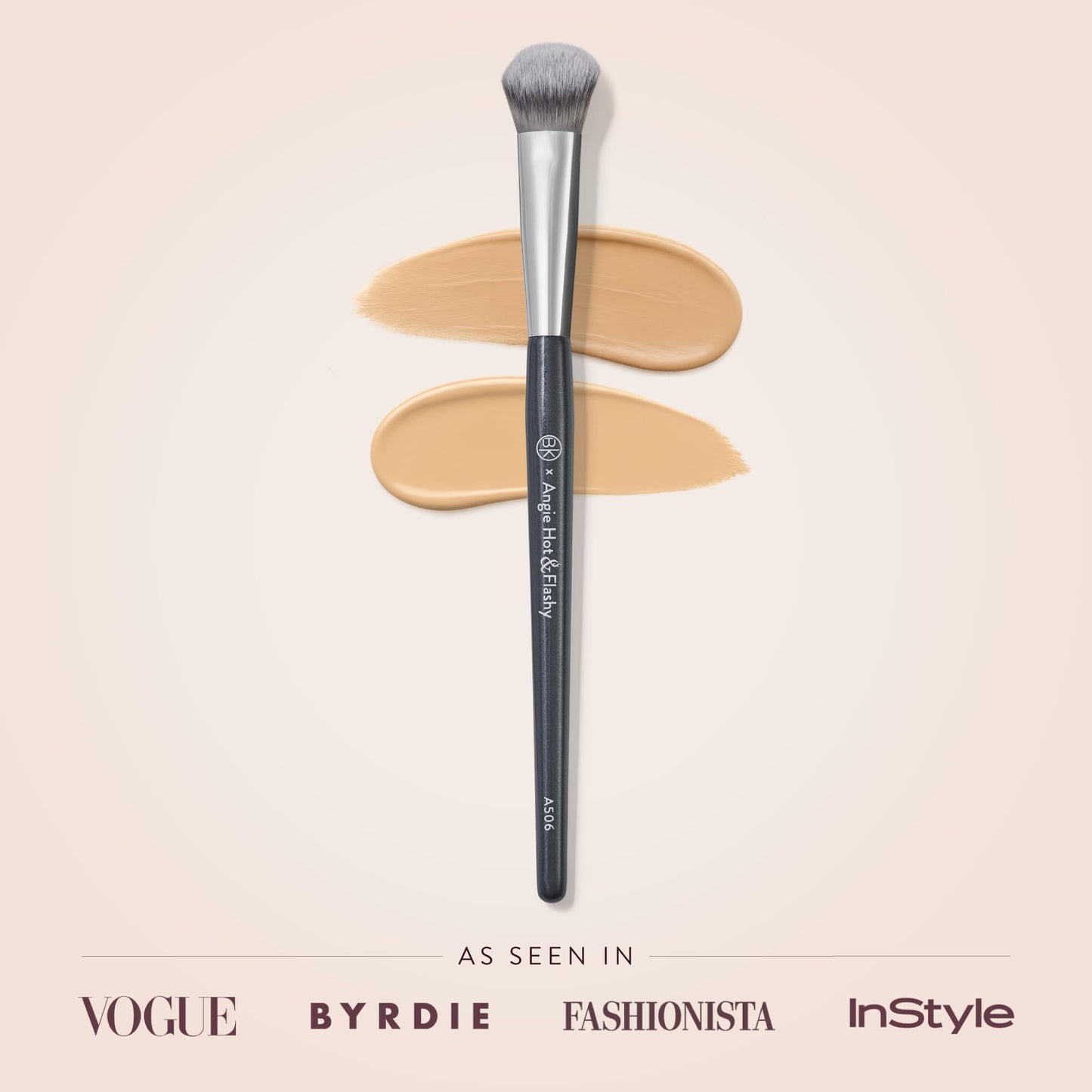 BK BEAUTY BRUSHES - ANGIE HOT & FLASHY A506 CONCEALER - Viral "Kitten Paw" Face Brush - Under-Eye Concealing and Contouring - Makeup Brushes BK BEAUTYBuy Supplements Australia