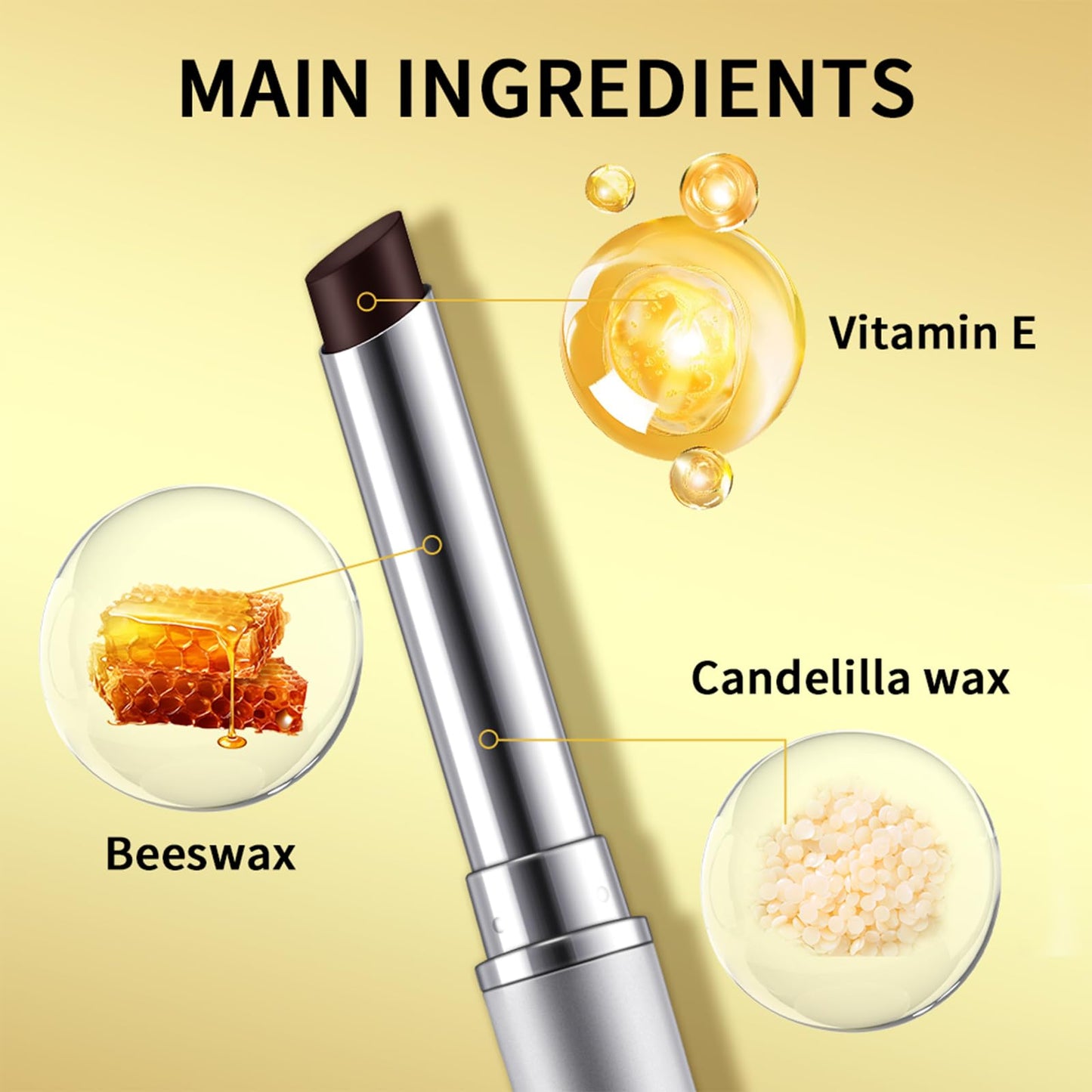 Honey Lipstick Tinted Lip Balm - Sheer Hydrating Lipstick for All Skin Tones - Moisturizing Lip Color, Nourishing Lip Balm with a Hint of Natural Black Cherry Tint BAISEN DIARYBuy Supplements Australia